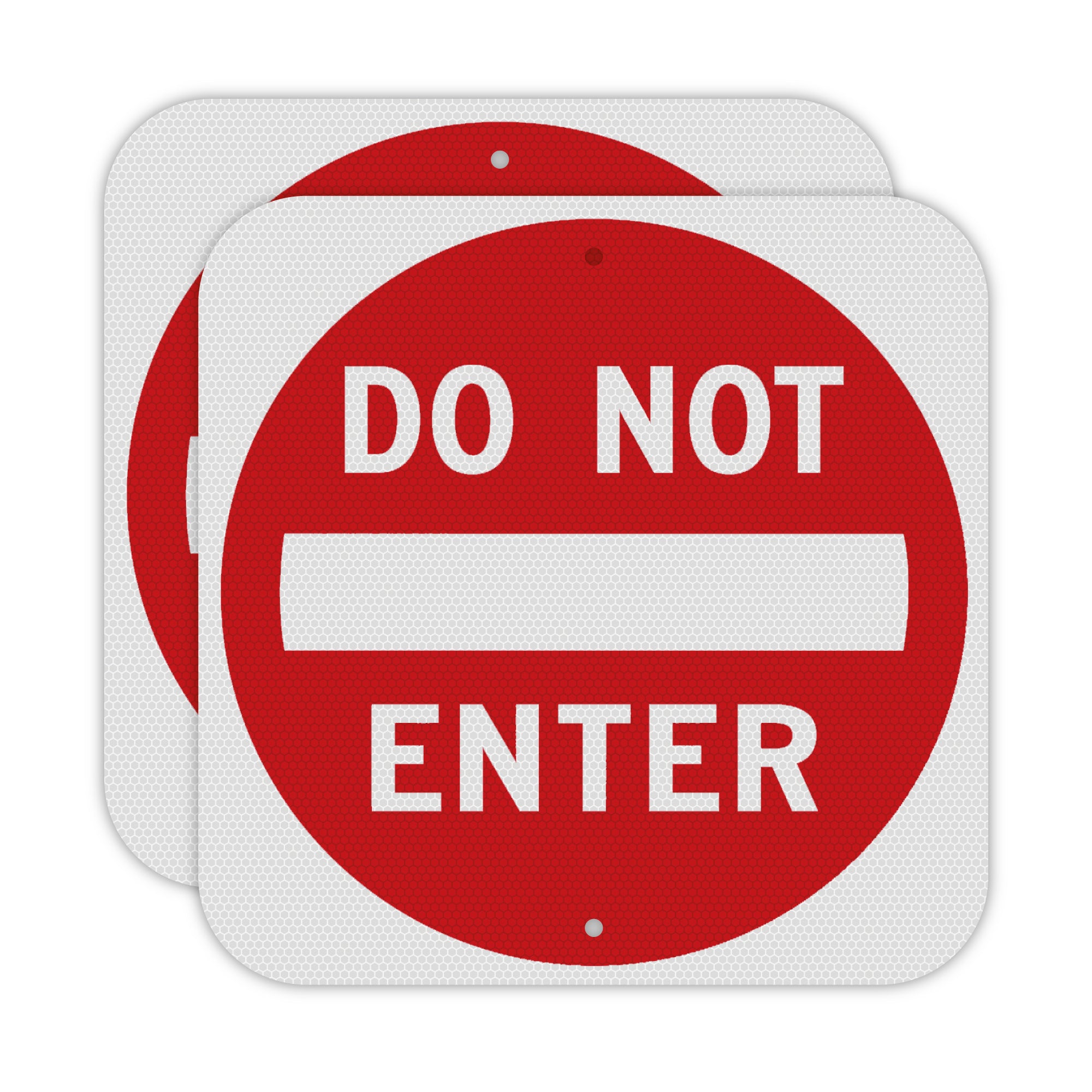Do Not Enter Sign - 30x30 - 60 Mil - Aluminum
