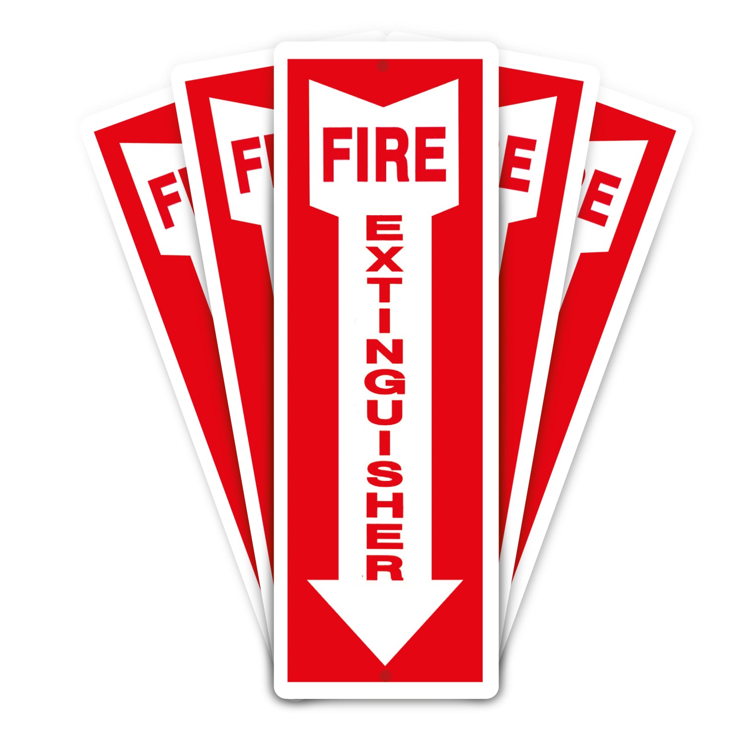 Fire Extinguisher Sign - 12x4 - 40 MIL - Vinyl