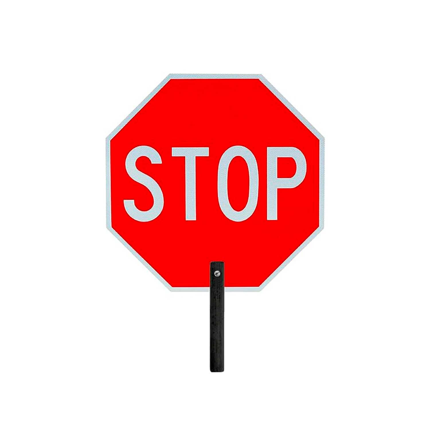 18x18 Hand held Stop Signs - 60 MIL - Aluminum