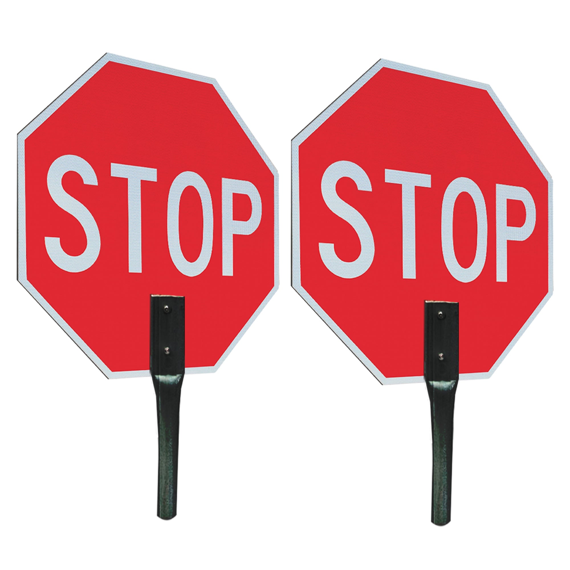 18x18 Hand held Stop Signs - 60 MIL - Aluminum