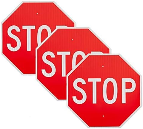 12x12 Inch Stop Sign - 40 MIL - Aluminum
