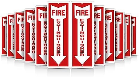 Fire Extinguisher Sign - 12x4 - 40 MIL - Vinyl