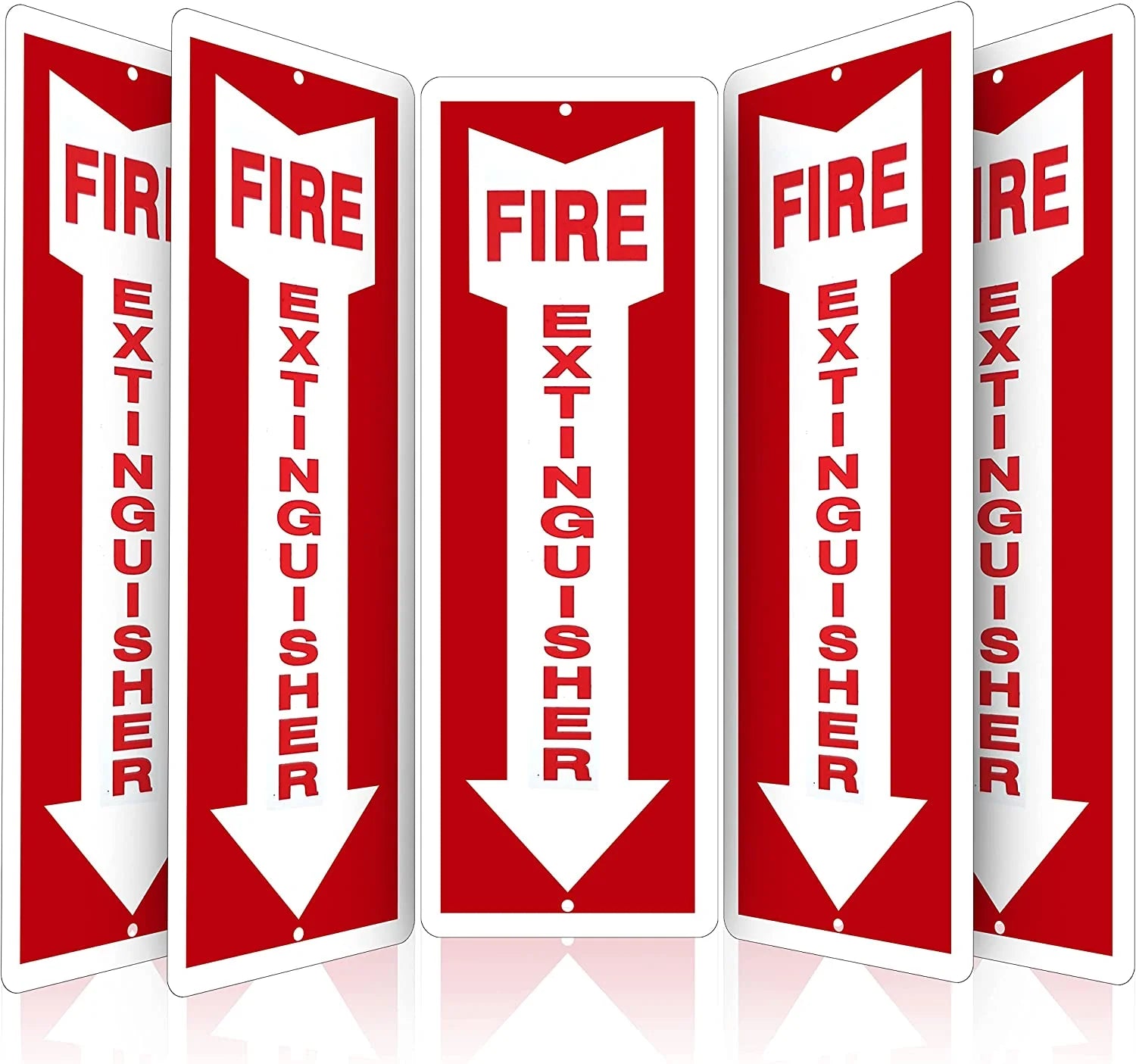 Fire Extinguisher Sign - 12x4 - 40 MIL - Vinyl