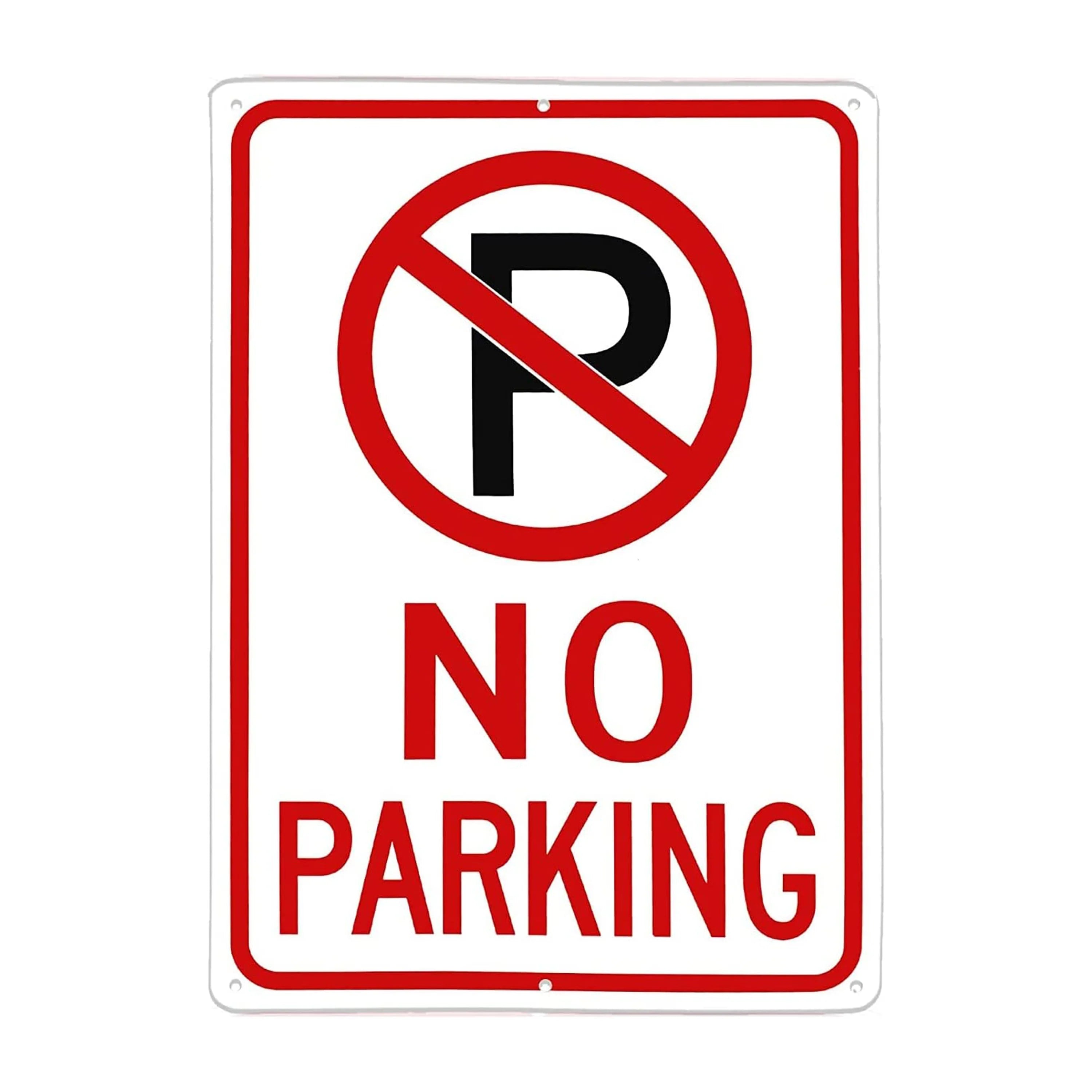 10x14 No Parking Sign - 40 MIL - Aluminum
