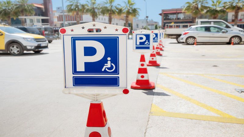 What is a proper reserved sign for parking?