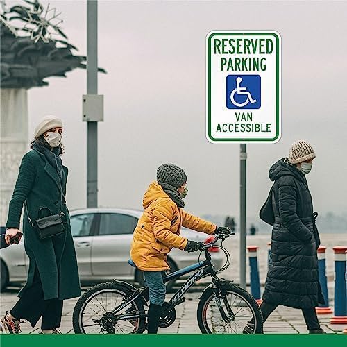 Van Accessible Parking Sign - 12x18 - Aluminum