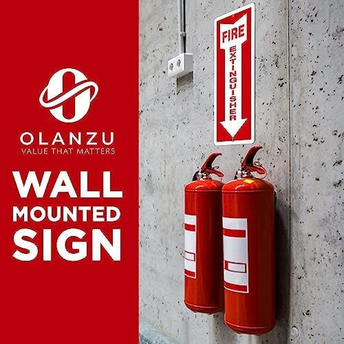 Fire Extinguisher Sign - 12x4 - 40 MIL - Vinyl