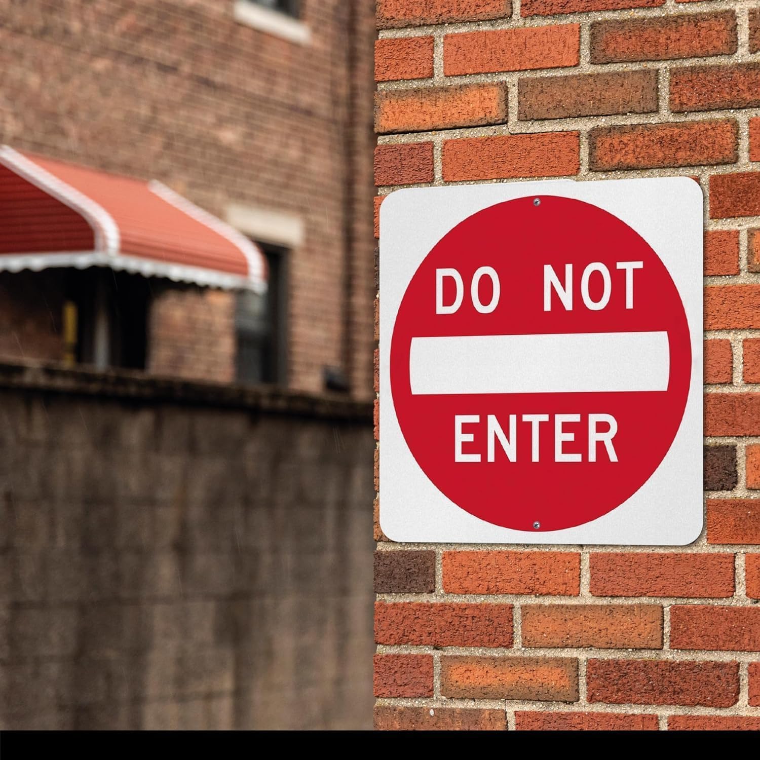 Do Not Enter Sign - 24x24 - Aluminum