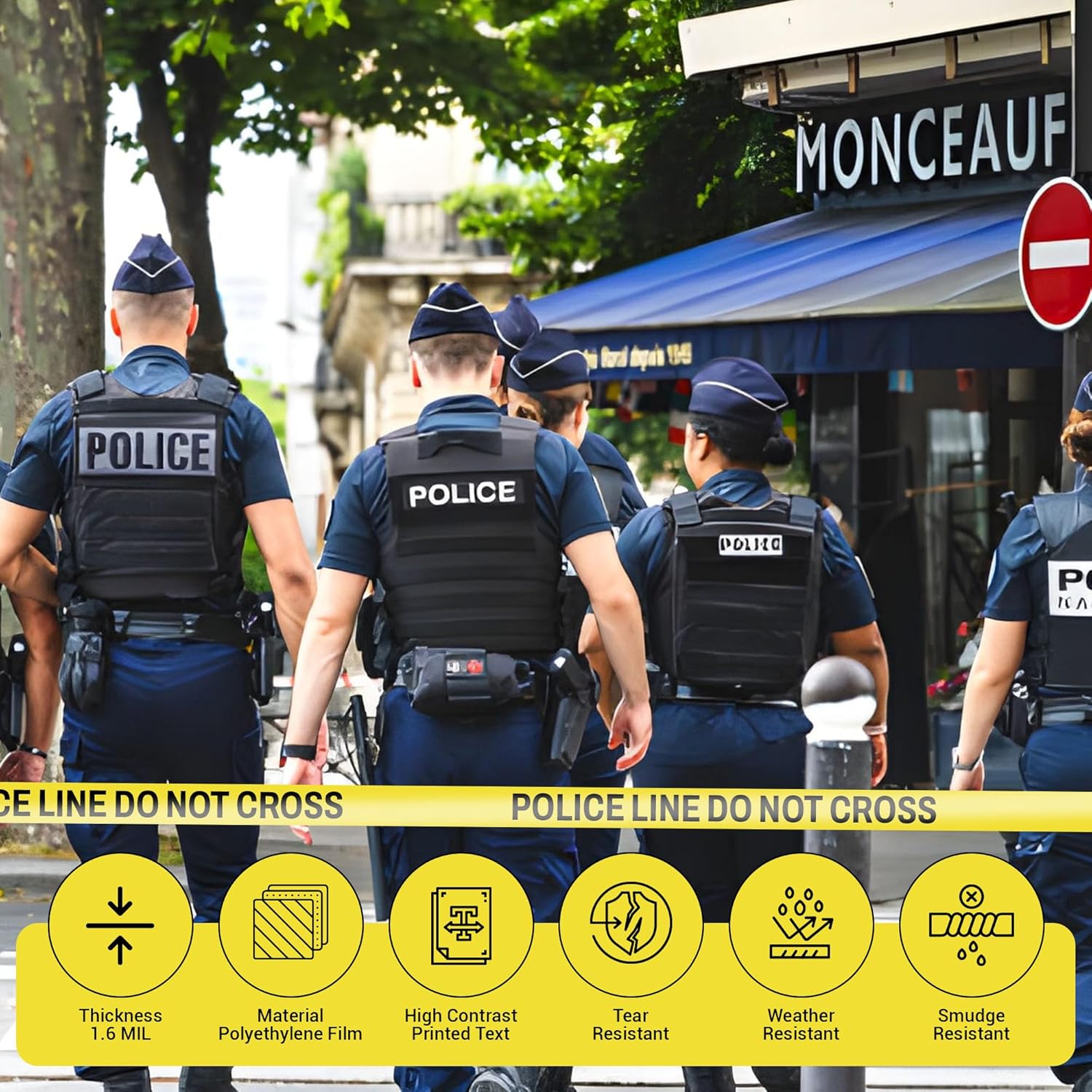 Police Line Do Not Cross Tape - 3 x 1000 ft